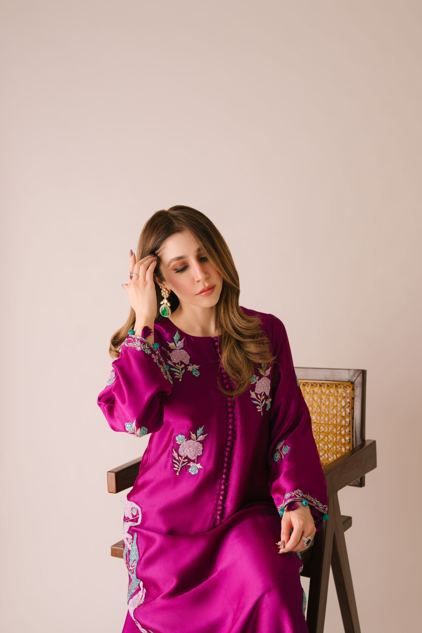 Sammy K | Aadat Festive Edition | Cyprus Vine by Sammy K - Designer Dress  - Type : Ladies Clothes - Available at Libayah - 100% Original 