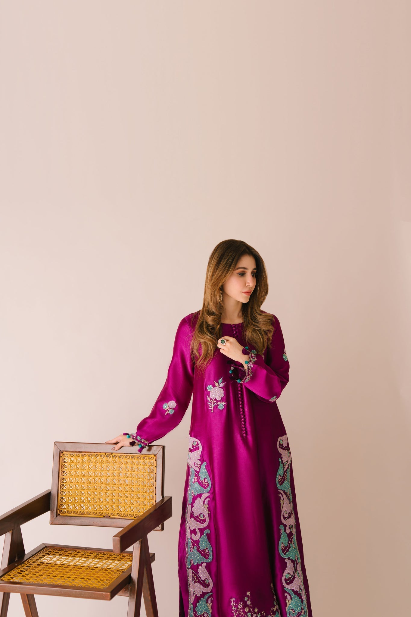 Sammy K | Aadat Festive Edition | Cyprus Vine by Sammy K - Designer Dress  - Type : Ladies Clothes - Available at Libayah - 100% Original 