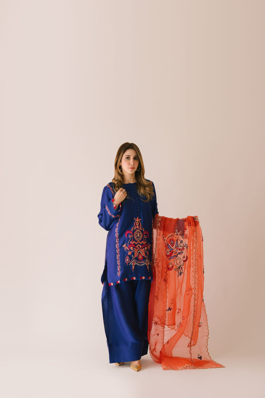 Sammy K | Aadat Festive Edition | Corn Flower by Sammy K - Designer Dress  - Type : Ladies Clothes - Available at Libayah - 100% Original 