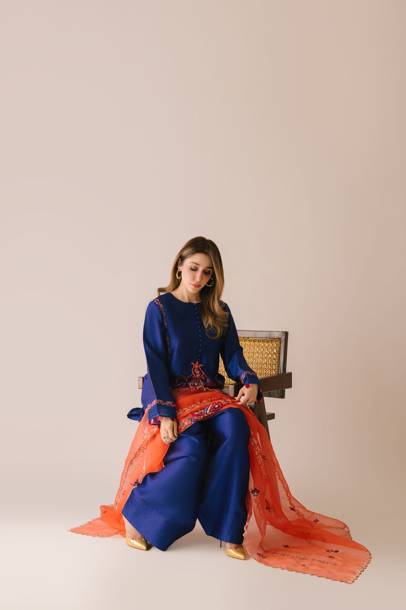 Sammy K | Aadat Festive Edition | Corn Flower by Sammy K - Designer Dress  - Type : Ladies Clothes - Available at Libayah - 100% Original 