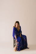 Sammy K | Aadat Festive Edition | Blue Bell Caftan by Sammy K - Designer Dress  - Type : Ladies Clothes - Available at Libayah - 100% Original 
