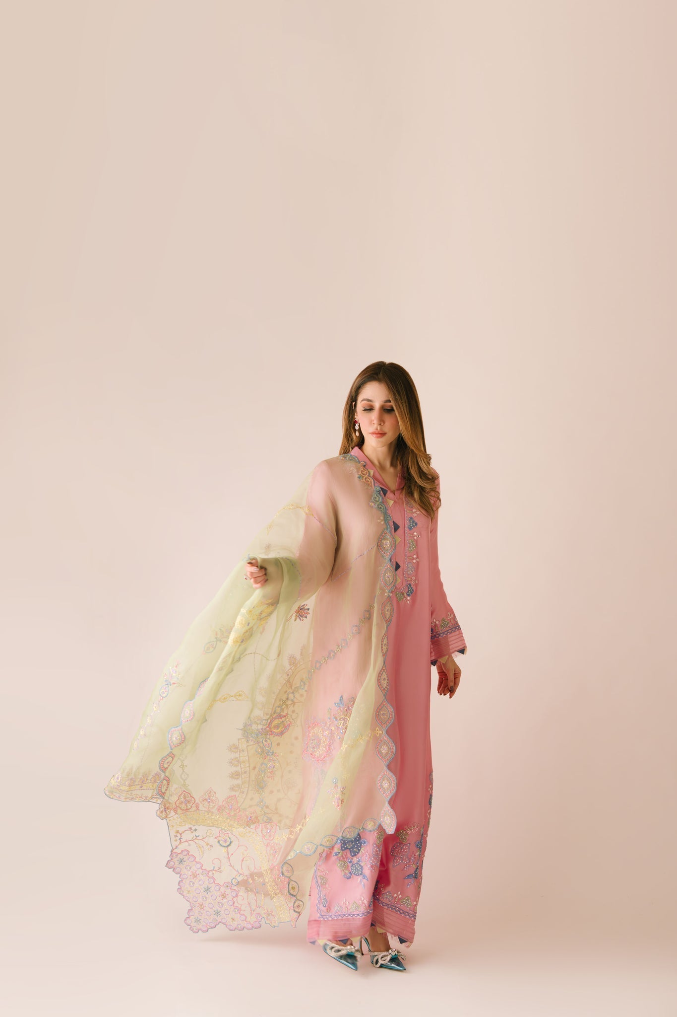 Sammy K | Aadat Festive Edition |Spray Rose by Sammy K - Designer Dress  - Type : Ladies Clothes - Available at Libayah - 100% Original 