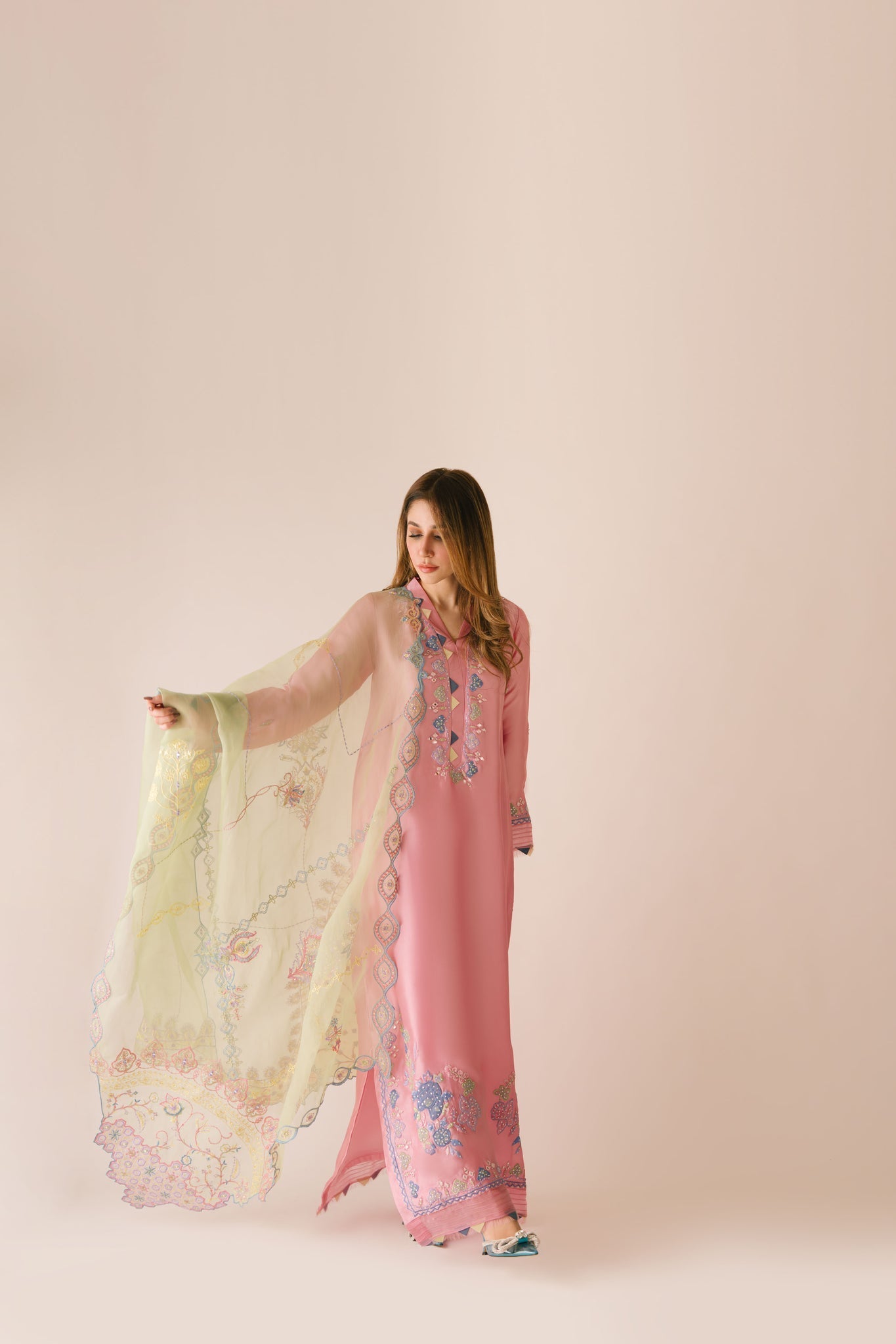 Sammy K | Aadat Festive Edition |Spray Rose by Sammy K - Designer Dress  - Type : Ladies Clothes - Available at Libayah - 100% Original 