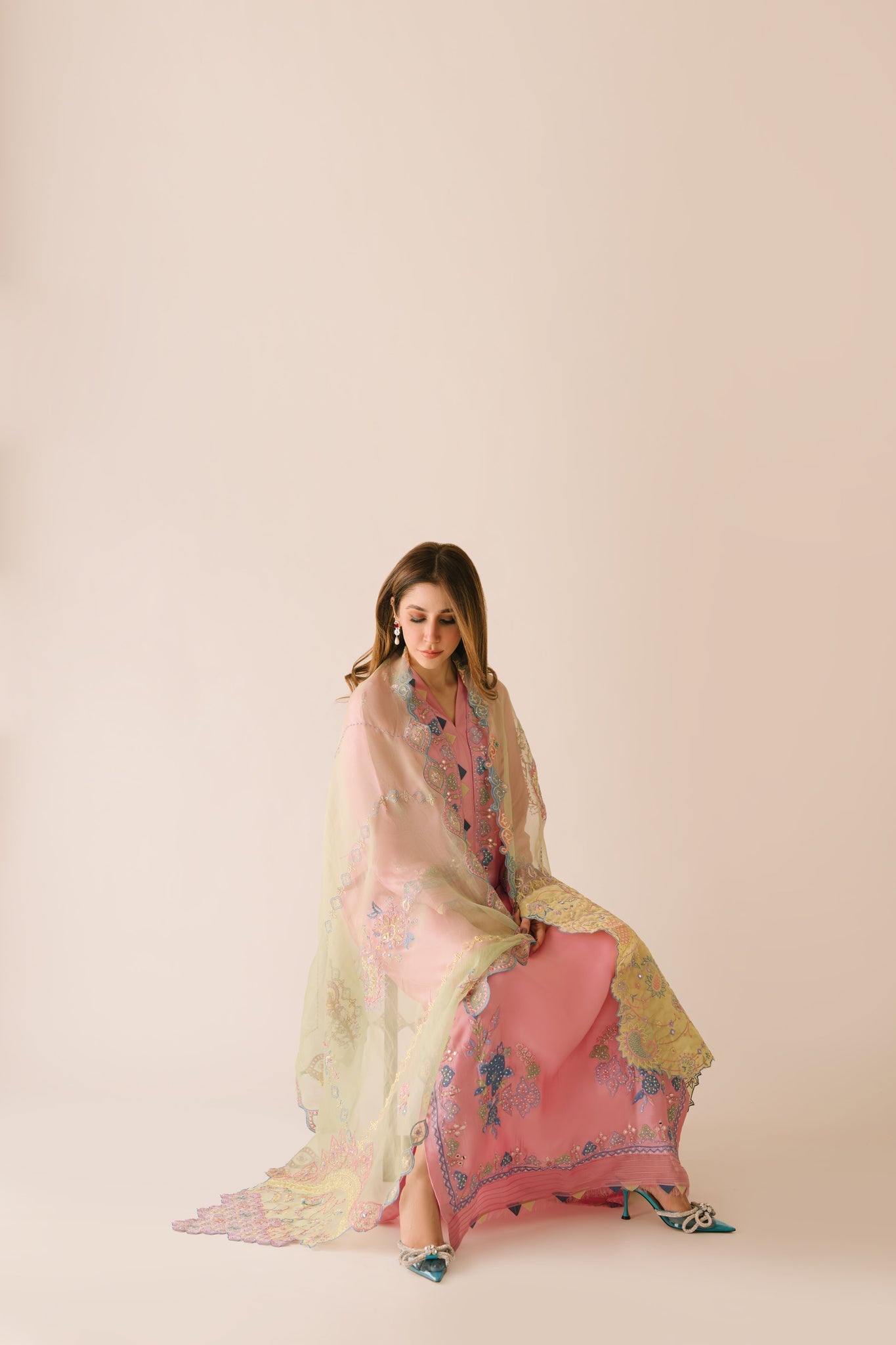 Sammy K | Aadat Festive Edition |Spray Rose by Sammy K - Designer Dress  - Type : Ladies Clothes - Available at Libayah - 100% Original 