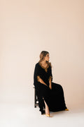 Sammy K | Velvet Festive Edit | Black Velvet Caftan by Sammy K - Designer Dress - Type: Ladies Clothes - Available at Libayah - 100% Original