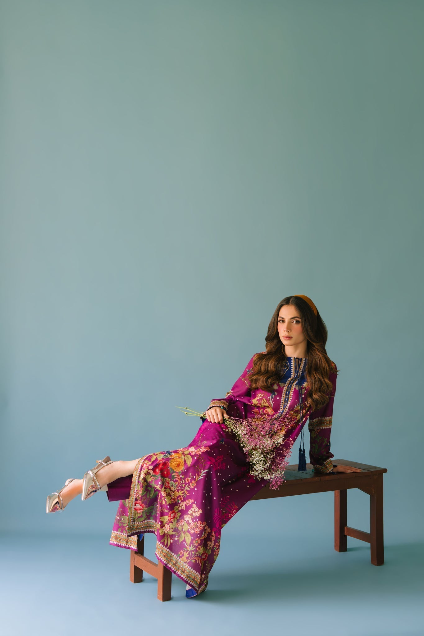 Sammy K | Lawn Pret 25 | Evening Rose by Sammy K - Designer Dress  - Type : Ladies Clothes - Available at Libayah - 100% Original 