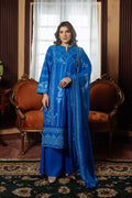 Sahar | Festive Edit Ready to Wear | Moroccan Blue - RTW by Sahar - Designer Dress - Type: Ladies Clothes - Available at Libayah - 100% Original