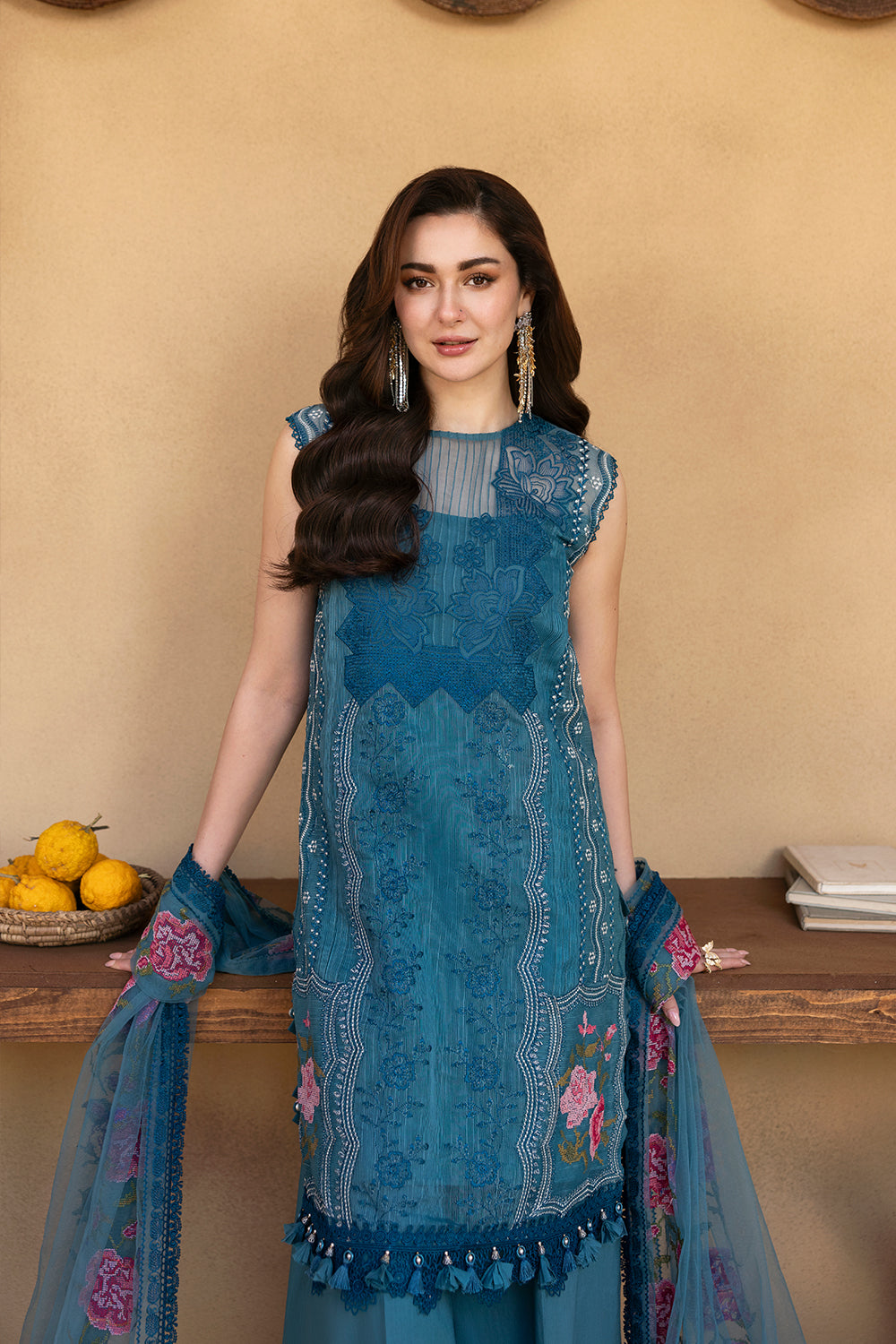 Saira Rizwan | Luxury Lawn 25 | ALMA-SRL25-12 by Saira Rizwan - Designer Dress - Type: Ladies Clothes - Available at Libayah - 100% Original
