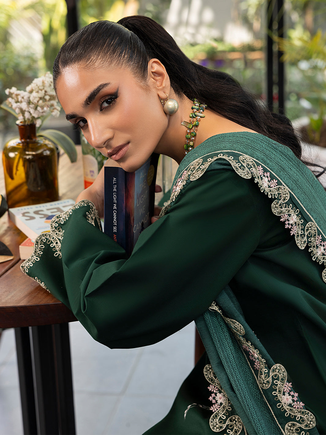 Izel | Meadow Muse Embroidered Lawn 25 | NOORE by Izel - Designer Dress - Type: Ladies Clothes - Available at Libayah - 100% Original