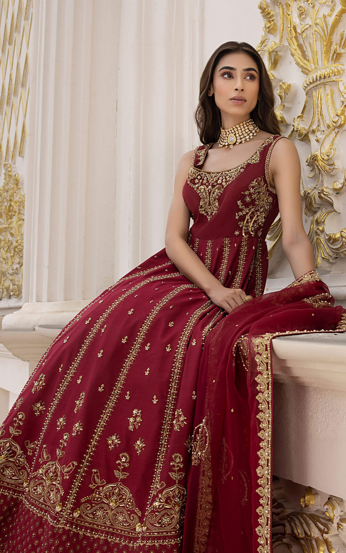 Asifa and Nabeel | Bridal Formals | Dastaan by Asifa and Nabeel - Designer Dress - Type: Formal - Available at Libayah - 100% Original