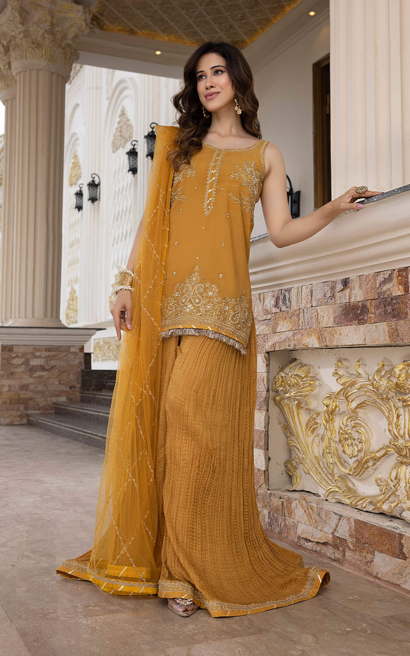 Asifa and Nabeel | Bridal Formals | Gulzar by Asifa and Nabeel - Designer Dress - Type: Formal - Available at Libayah - 100% Original