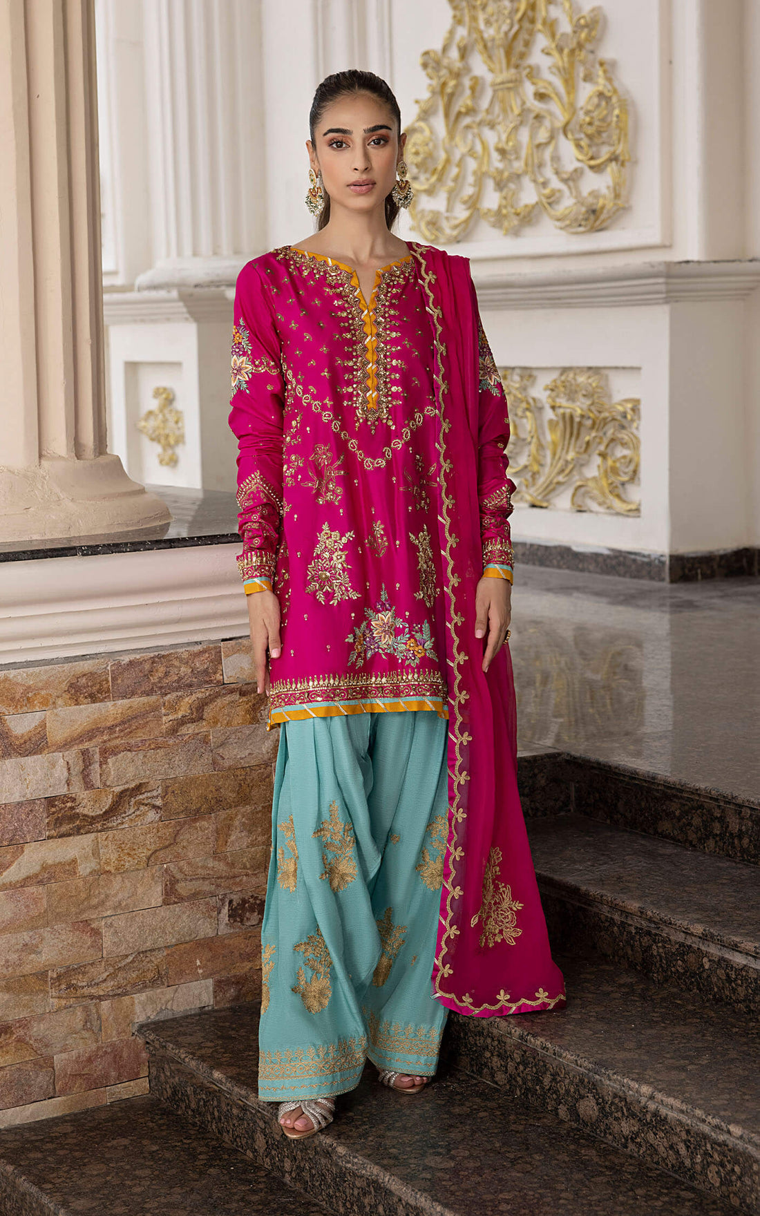 Asifa and Nabeel | Bridal Formals | Rang by Asifa and Nabeel - Designer Dress - Type: Formal - Available at Libayah - 100% Original