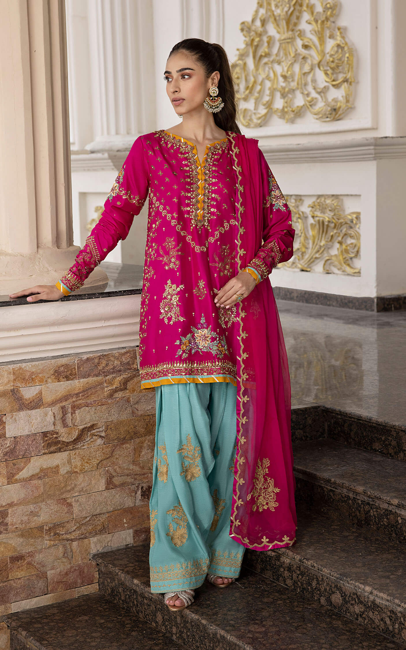 Asifa and Nabeel | Bridal Formals | Rang by Asifa and Nabeel - Designer Dress - Type: Formal - Available at Libayah - 100% Original