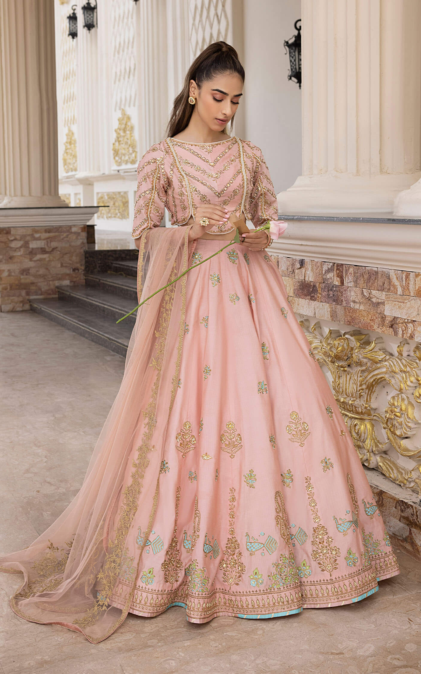 Asifa and Nabeel | Bridal Formals | Khuwab by Asifa and Nabeel - Designer Dress - Type: Formal - Available at Libayah - 100% Original