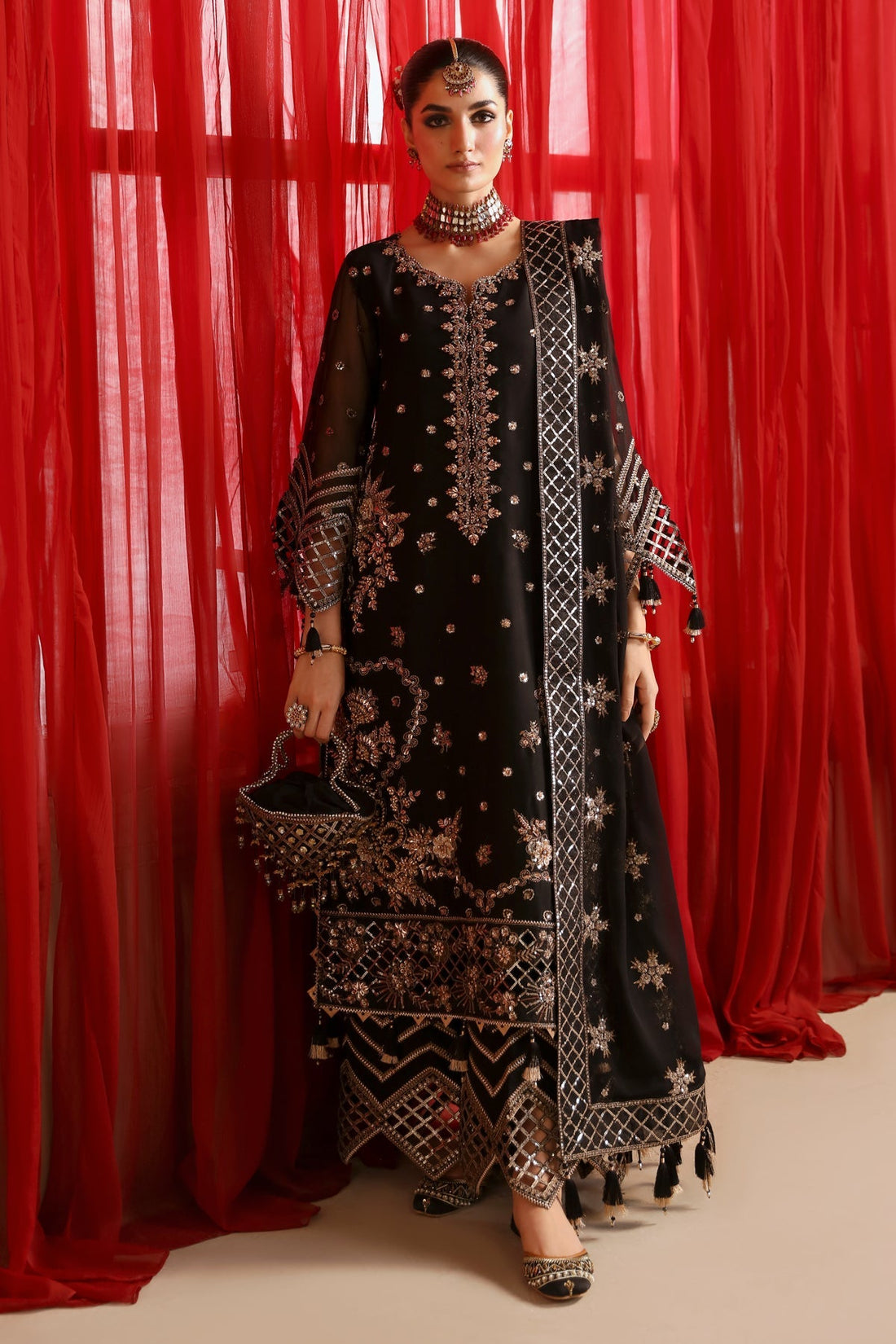 Alizeh | Reena Wedding Formals | AF-HM-4026-NAINA by Alizeh - Designer Dress - Type: Ladies Clothes - Available at Libayah - 100% Original