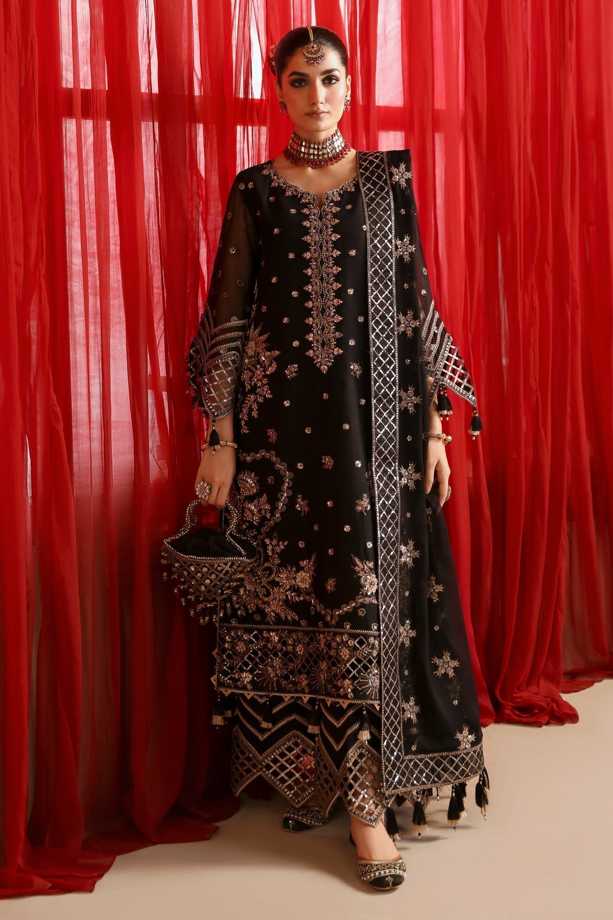 Alizeh | Reena Wedding Formals | AF-HM-4026-NAINA by Alizeh - Designer Dress - Type: Ladies Clothes - Available at Libayah - 100% Original