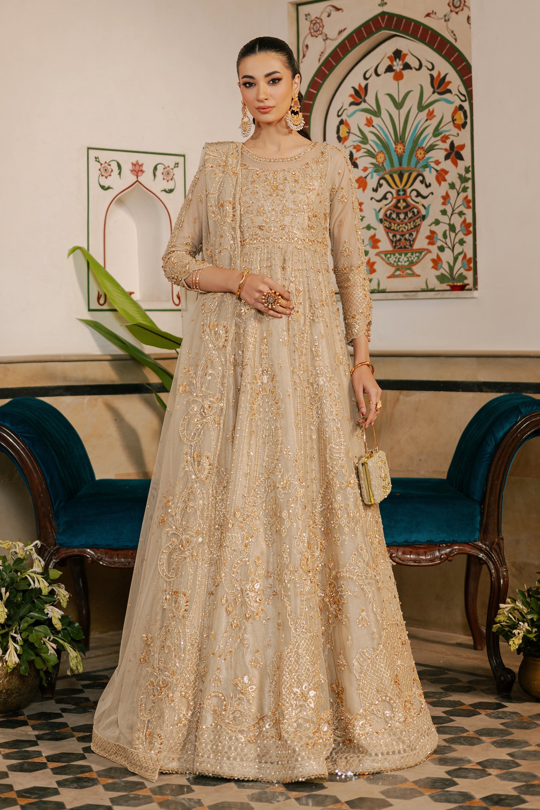 Naqshi | Ghar Ki Shadi | Maneha by Naqshi - Designer Dress - Type: Ladies Clothes - Available at Libayah - 100% Original