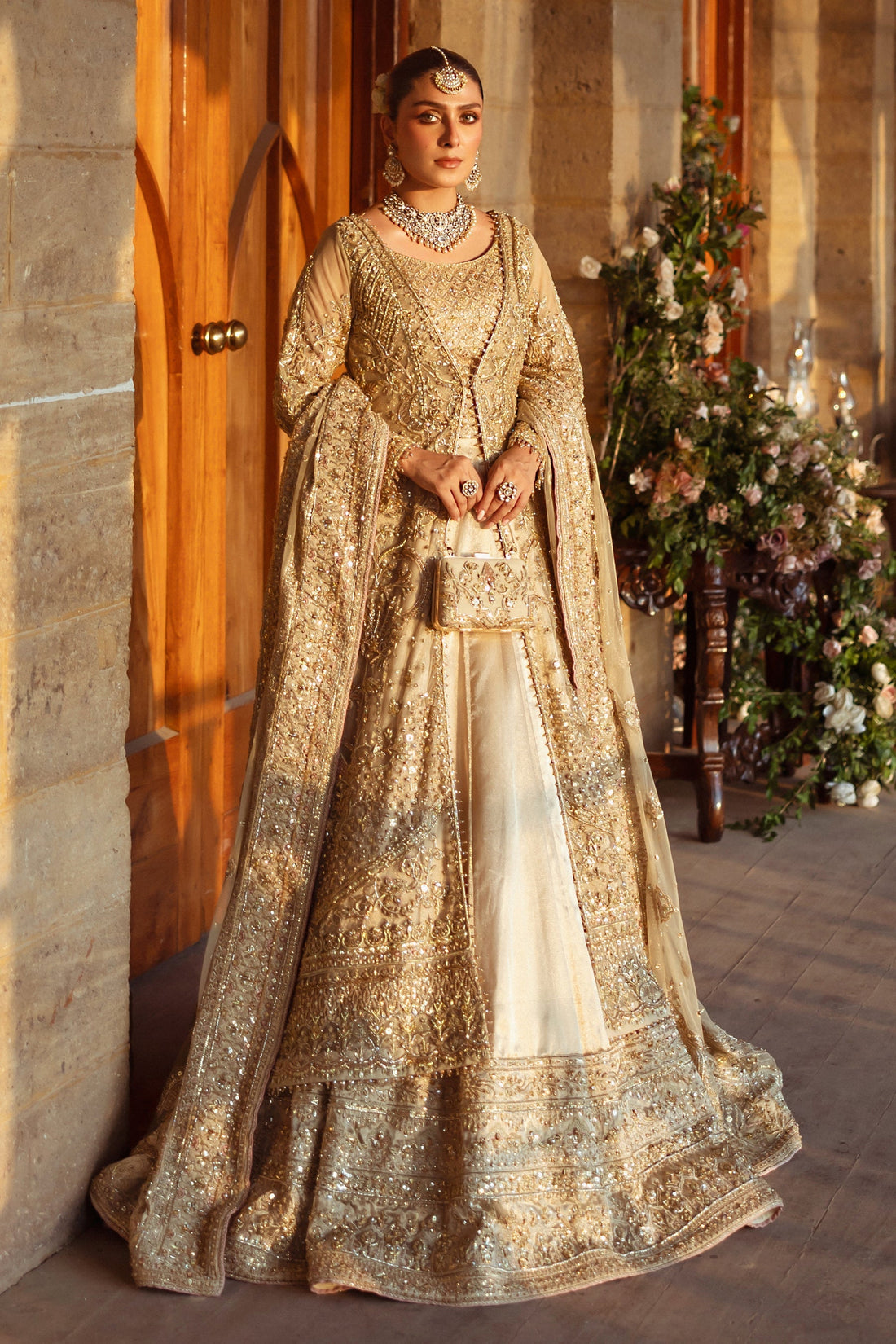 Maryum N Maria | Raah Formals 24 | Roshan Ara by Naqshi - Designer Dress - Type: Ladies Clothes - Available at Libayah - 100% Original