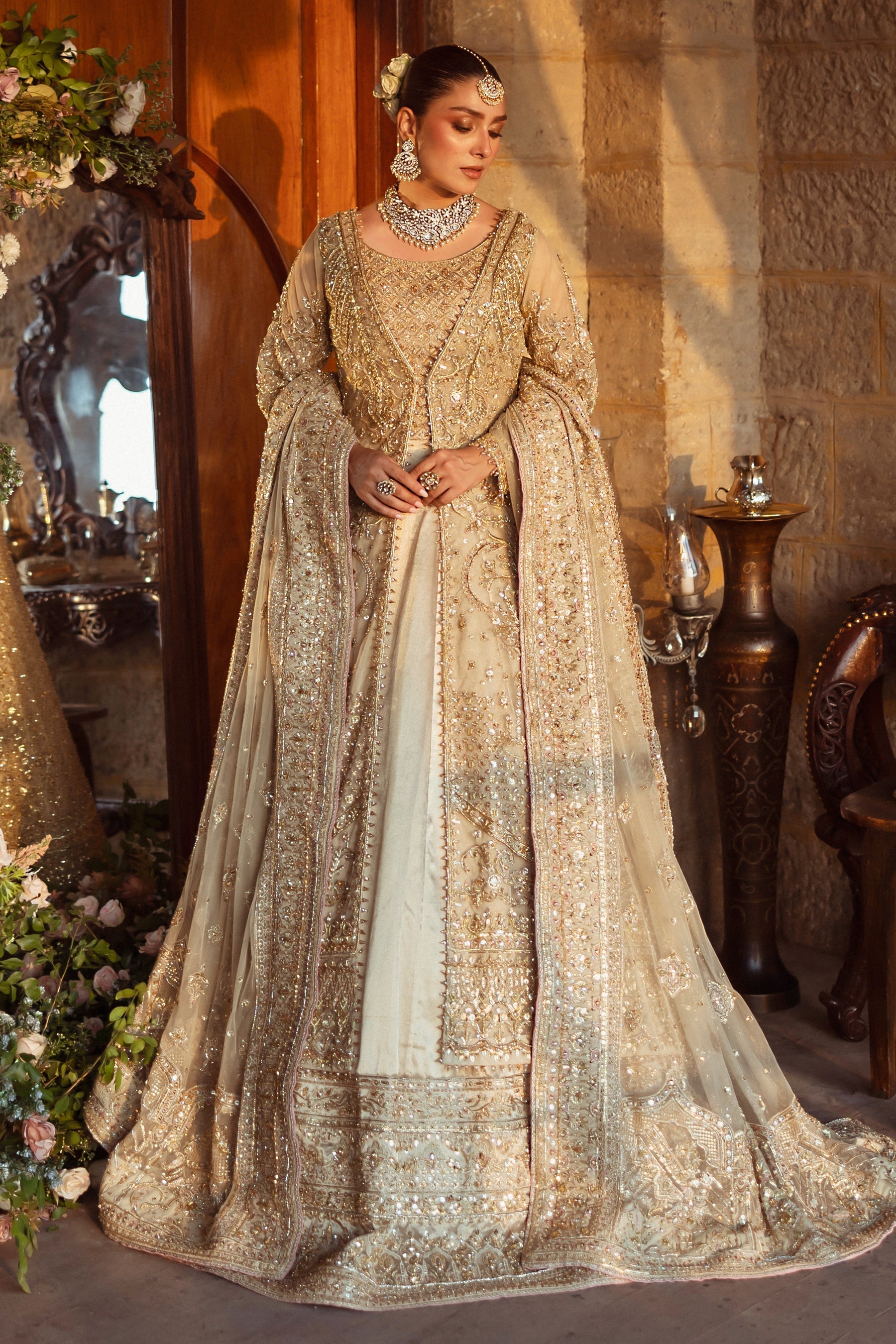 Maryum N Maria | Raah Formals 24 | Roshan Ara by Naqshi - Designer Dress - Type: Ladies Clothes - Available at Libayah - 100% Original