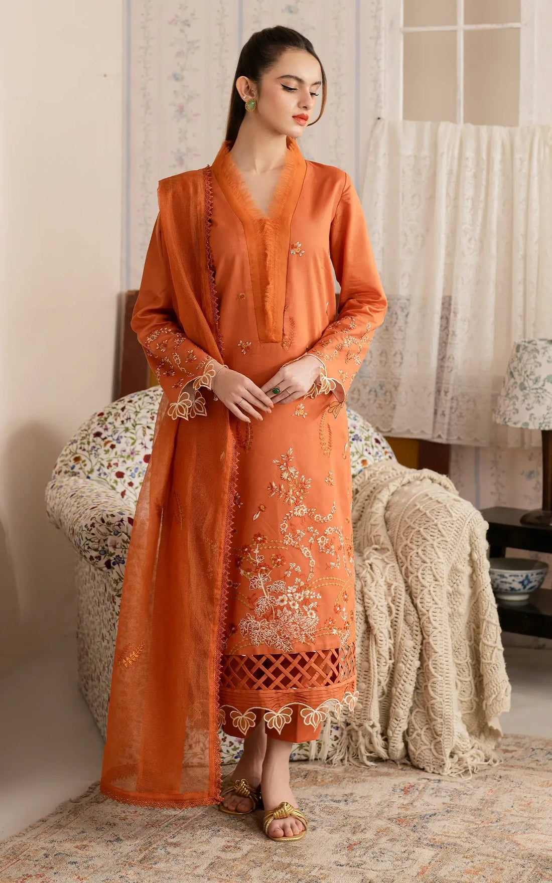 Asifa and Nabeel | Meraki Vintage 25 | Nargis (MVL25-19) by Asifa and Nabeel - Designer Dress - Type: Ladies Clothes - Available at Libayah - 100% Original