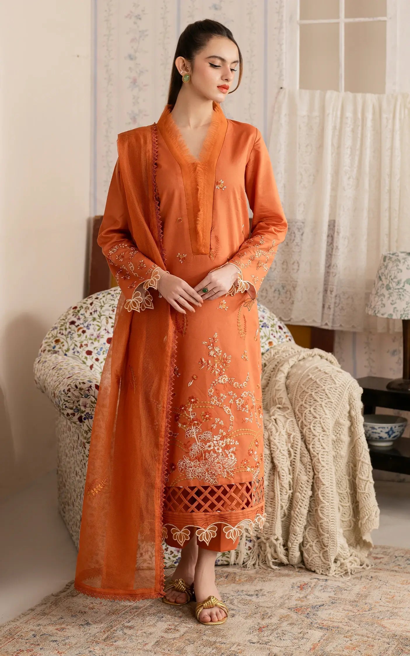 Asifa and Nabeel | Meraki Vintage 25 | Nargis (MVL25-19) by Asifa and Nabeel - Designer Dress - Type: Ladies Clothes - Available at Libayah - 100% Original