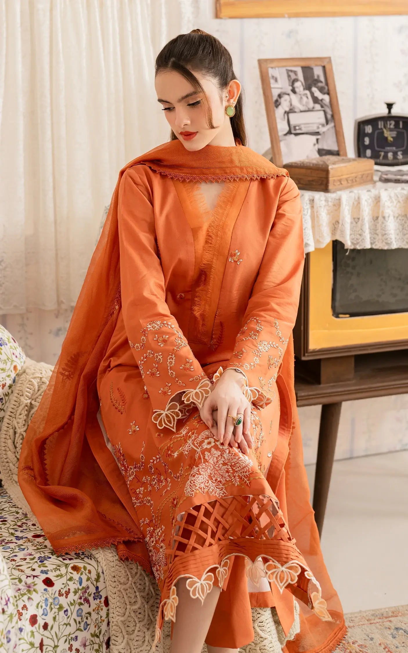 Asifa and Nabeel | Meraki Vintage 25 | Nargis (MVL25-19) by Asifa and Nabeel - Designer Dress - Type: Ladies Clothes - Available at Libayah - 100% Original