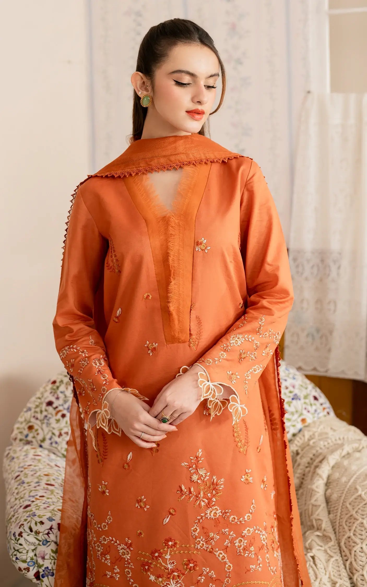 Asifa and Nabeel | Meraki Vintage 25 | Nargis (MVL25-19) by Asifa and Nabeel - Designer Dress - Type: Ladies Clothes - Available at Libayah - 100% Original