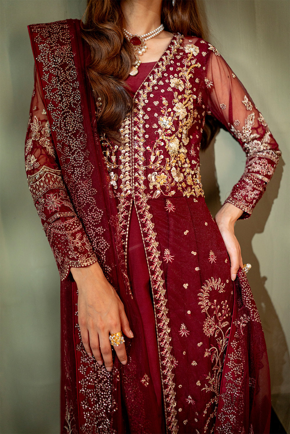 Neeshay | Parinaaz Wedding Formals | SURI by Neeshay - Designer Dress - Type: Ladies Clothes - Available at Libayah - 100% Original