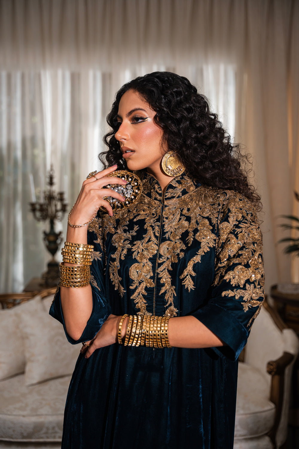 Nilofer Shahid | Aatish the Fire Within | Afsana (1pc) Aatish The Fire within by Nilofer Shahid - Designer Dress - Type: Ladies Clothes - Available at Libayah - 100% Original