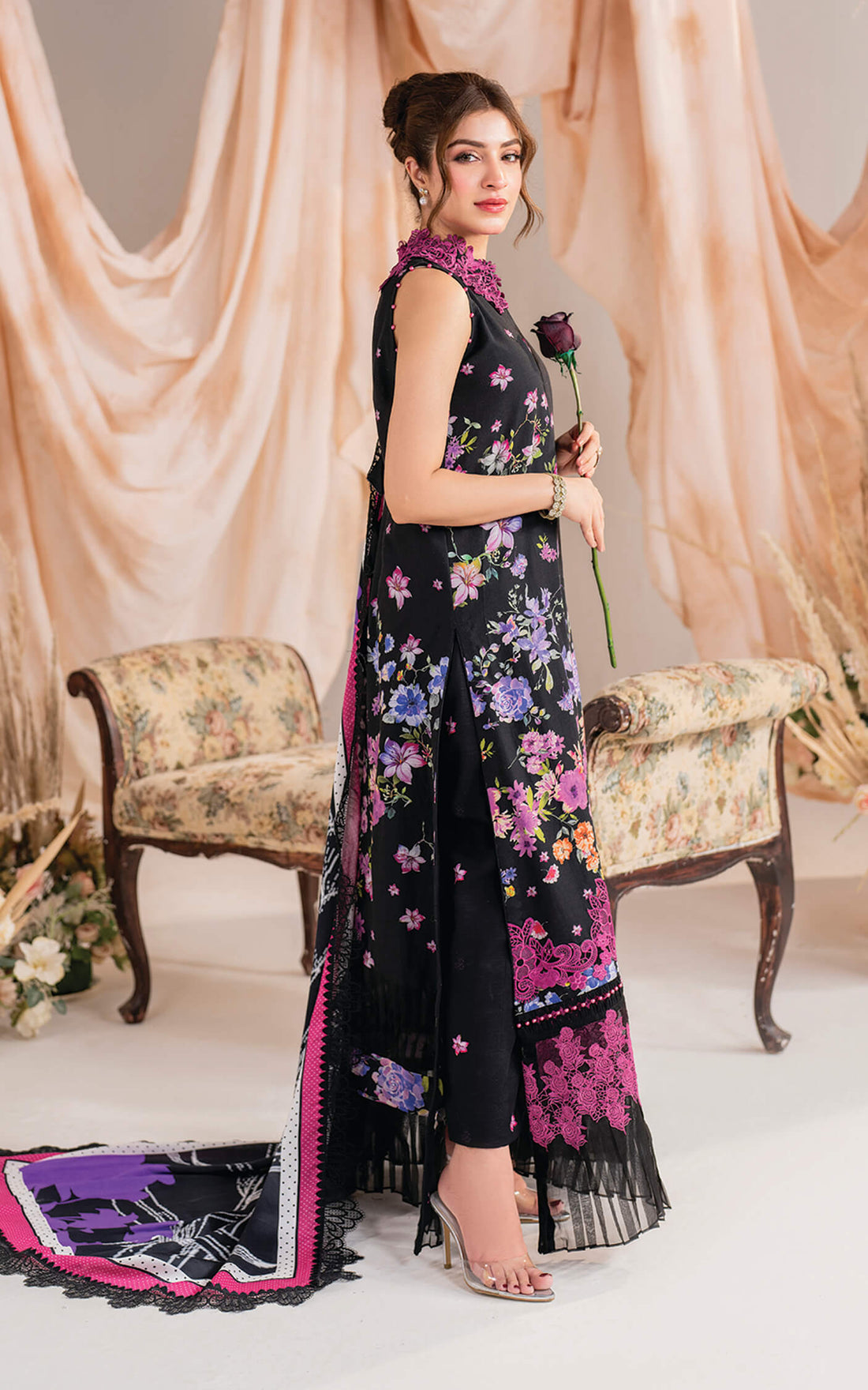 Asifa and Nabeel | Winter Meraki 24 | Nocturne-MW-10 by Asifa and Nabeel - Designer Dress - Type: Ladies Clothes - Available at Libayah - 100% Original
