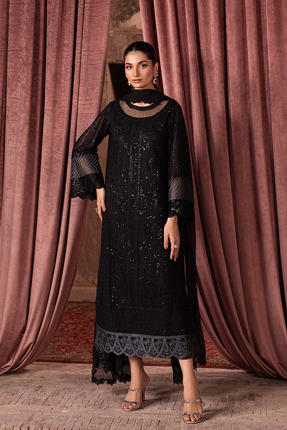 Azure | Luxe Formals | Noir Mystique by Azure - Designer Dress - Type: Ladies Clothes - Available at Libayah - 100% Original