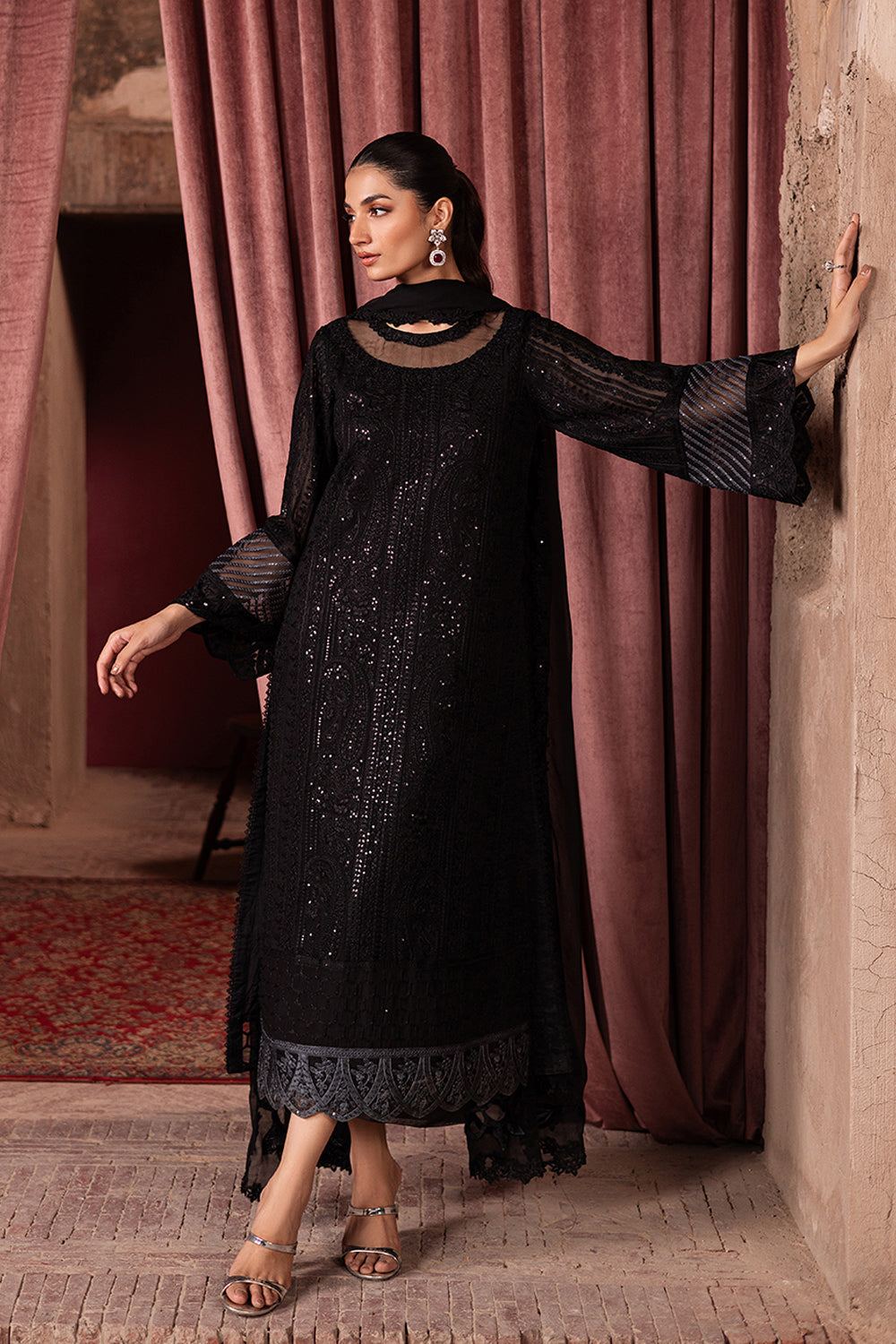 Azure | Luxe Formals | Noir Mystique by Azure - Designer Dress - Type: Ladies Clothes - Available at Libayah - 100% Original