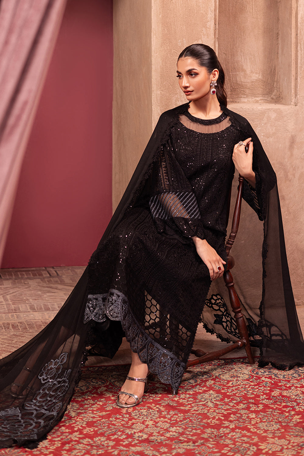 Azure | Luxe Formals | Noir Mystique by Azure - Designer Dress - Type: Ladies Clothes - Available at Libayah - 100% Original
