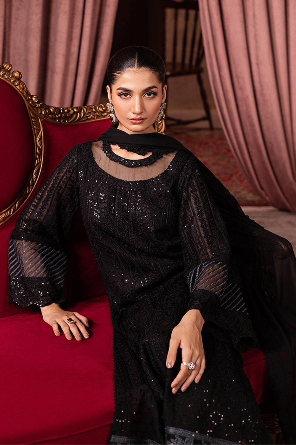Azure | Luxe Formals | Noir Mystique by Azure - Designer Dress - Type: Ladies Clothes - Available at Libayah - 100% Original