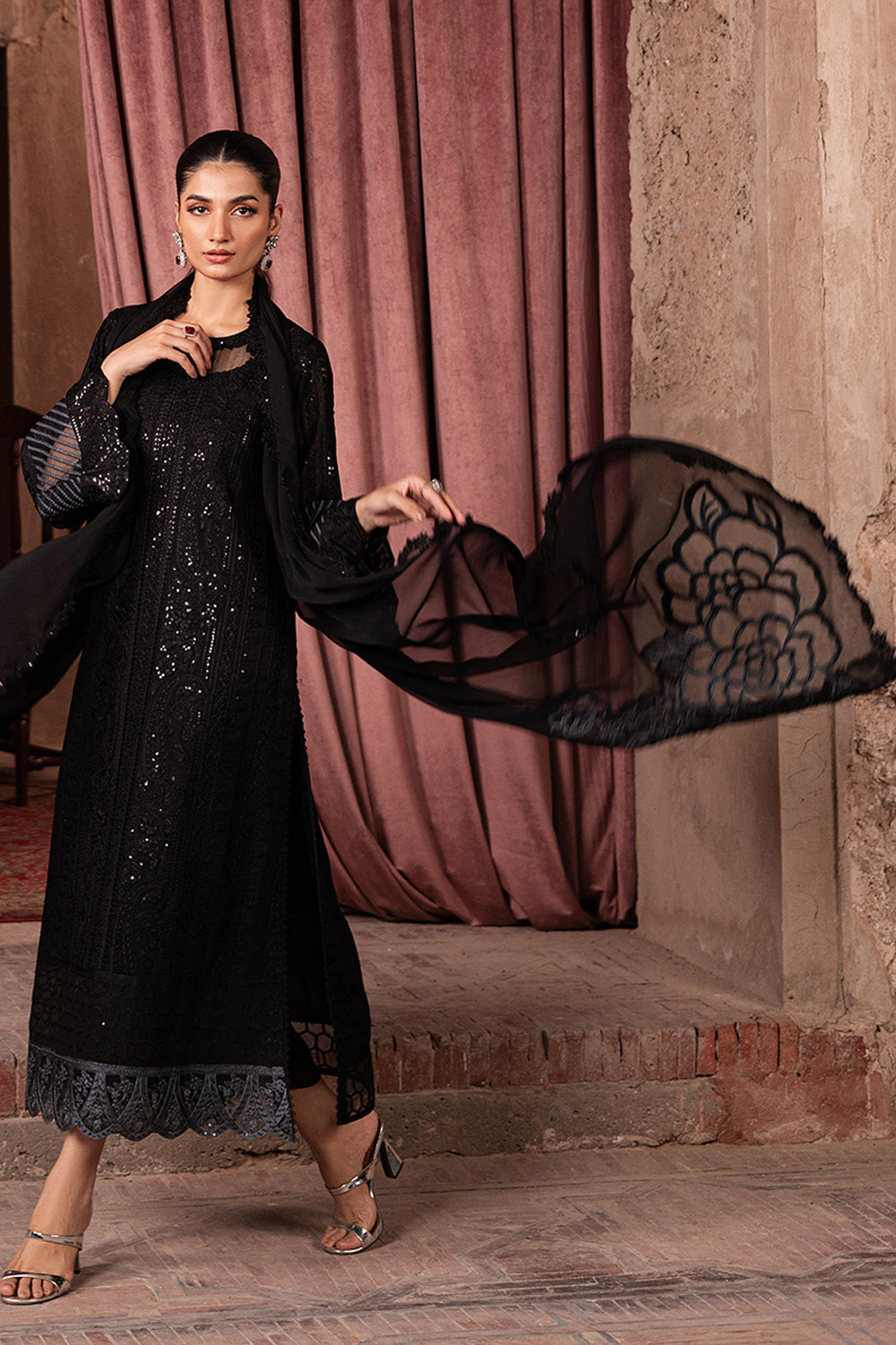 Azure | Luxe Formals | Noir Mystique by Azure - Designer Dress - Type: Ladies Clothes - Available at Libayah - 100% Original