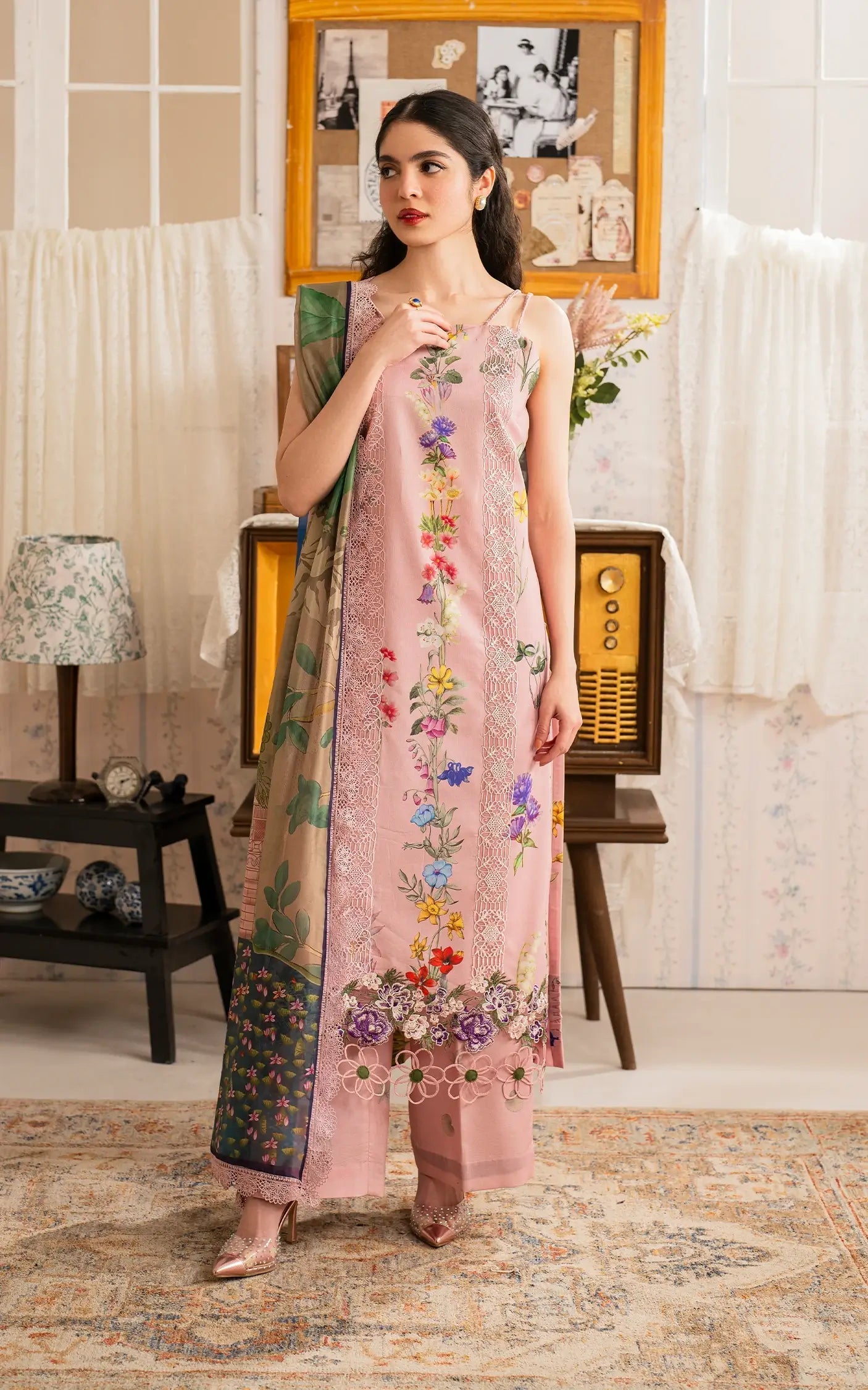 Asifa and Nabeel | Meraki Vintage 25 | Noor (MVL25-14) by Asifa and Nabeel - Designer Dress - Type: Ladies Clothes - Available at Libayah - 100% Original