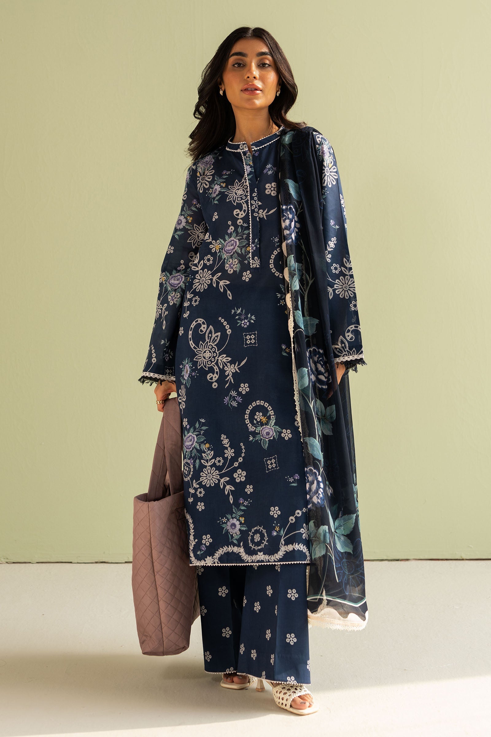 Zara Shahjahan | Coco Prints 25 | Nora-8A by Zara Shahjahan - Designer Dress - Type: Ladies Clothes - Available at Libayah - 100% Original