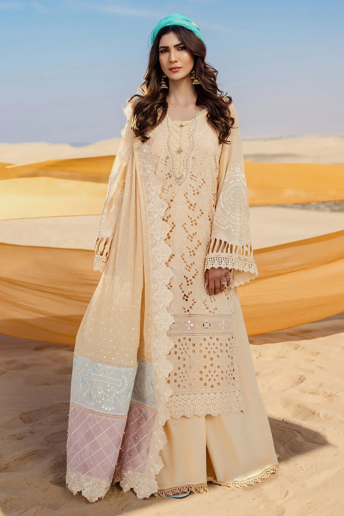 Nureh | Sehra Swiss Voil Lawn | FEROCE - NE-74 by Nureh - Designer Dress - Type: Ladies Clothes - Available at Libayah - 100% Original