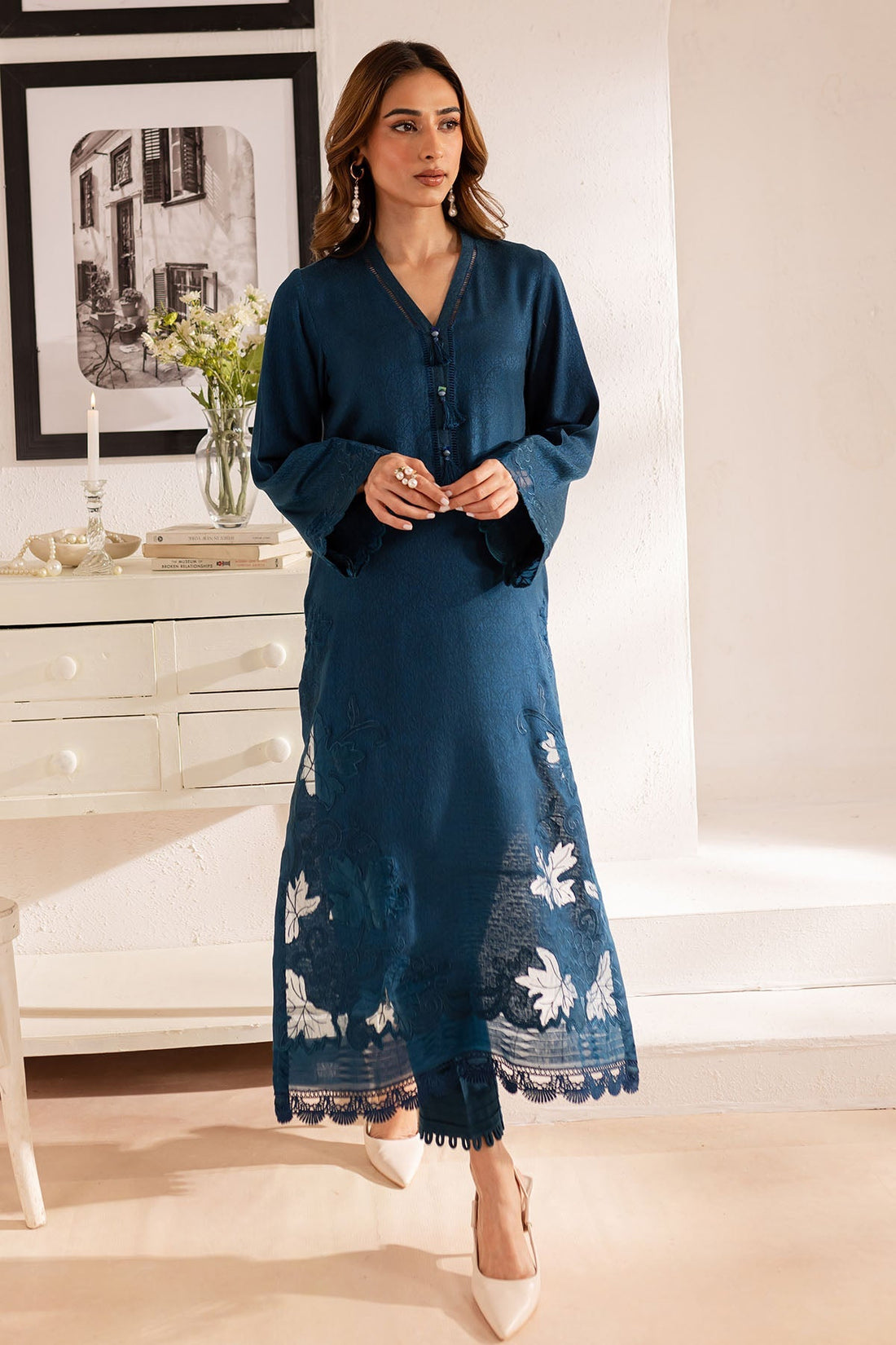 Nureh | Shades of Winter |  NP-588 by Nureh - Designer Dress - Type: Ladies Clothes - Available at Libayah - 100% Original