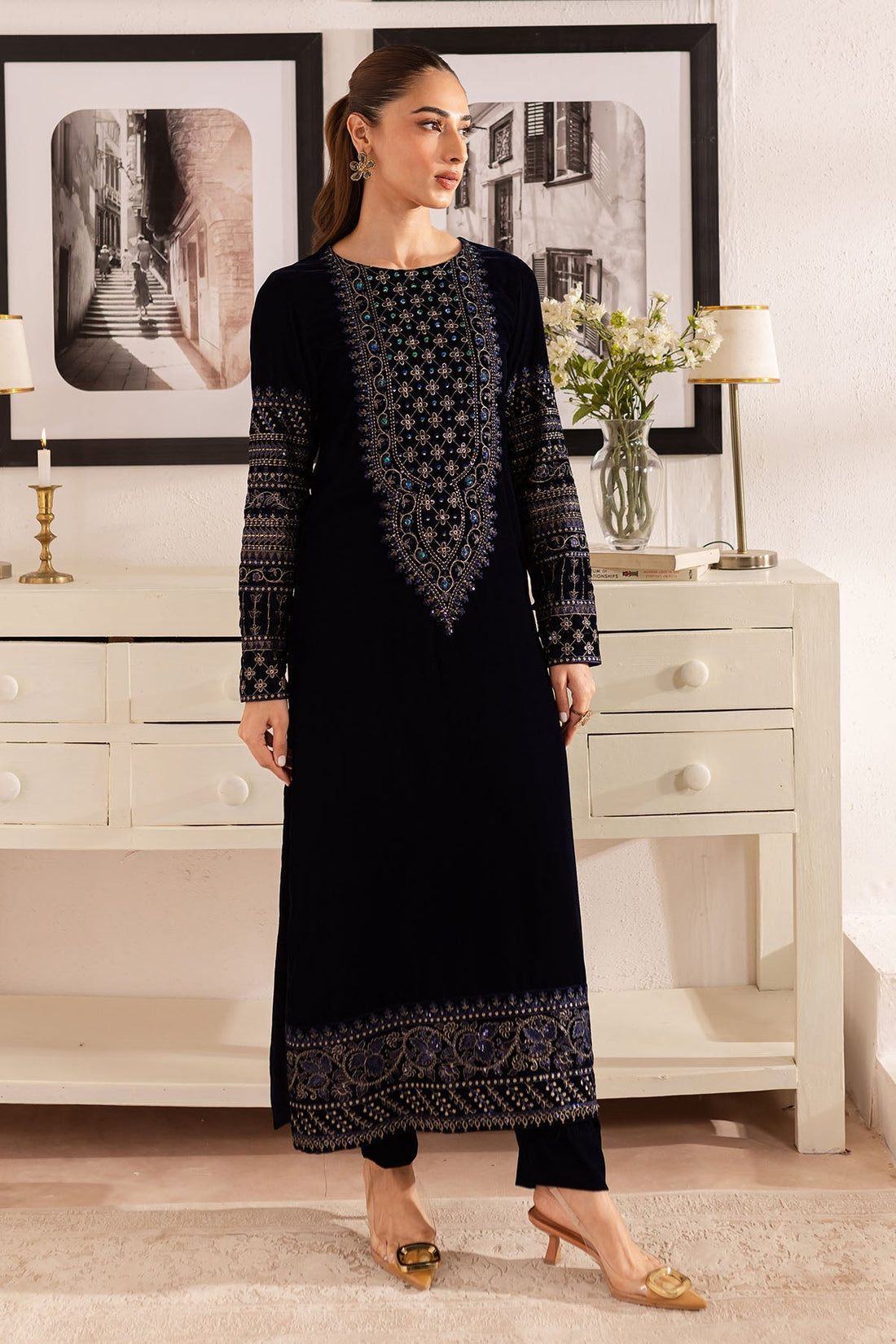 Nureh | Shades of Winter |  NP-593 by Nureh - Designer Dress - Type: Ladies Clothes - Available at Libayah - 100% Original
