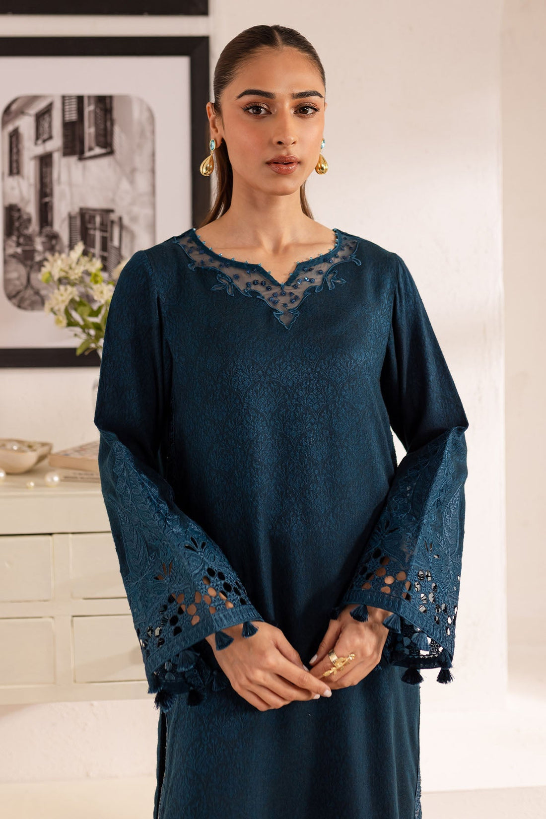 Nureh | Shades of Winter |  NP-589 by Nureh - Designer Dress - Type: Ladies Clothes - Available at Libayah - 100% Original