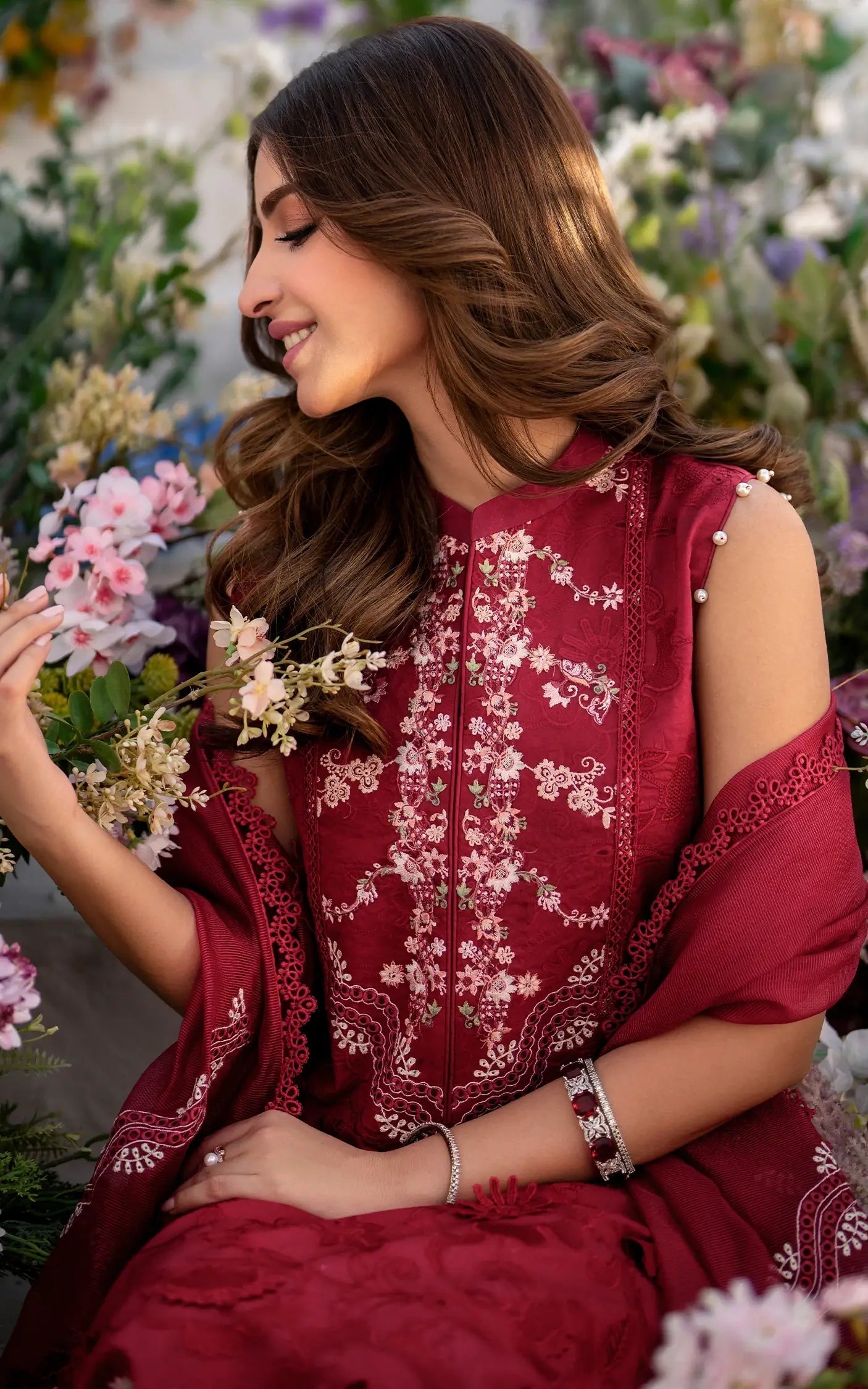 Asifa and Nabeel | Azalia Sumemr 25 | Opium (AZL25-02) by Asifa and Nabeel - Designer Dress - Type: Ladies Clothes - Available at Libayah - 100% Original