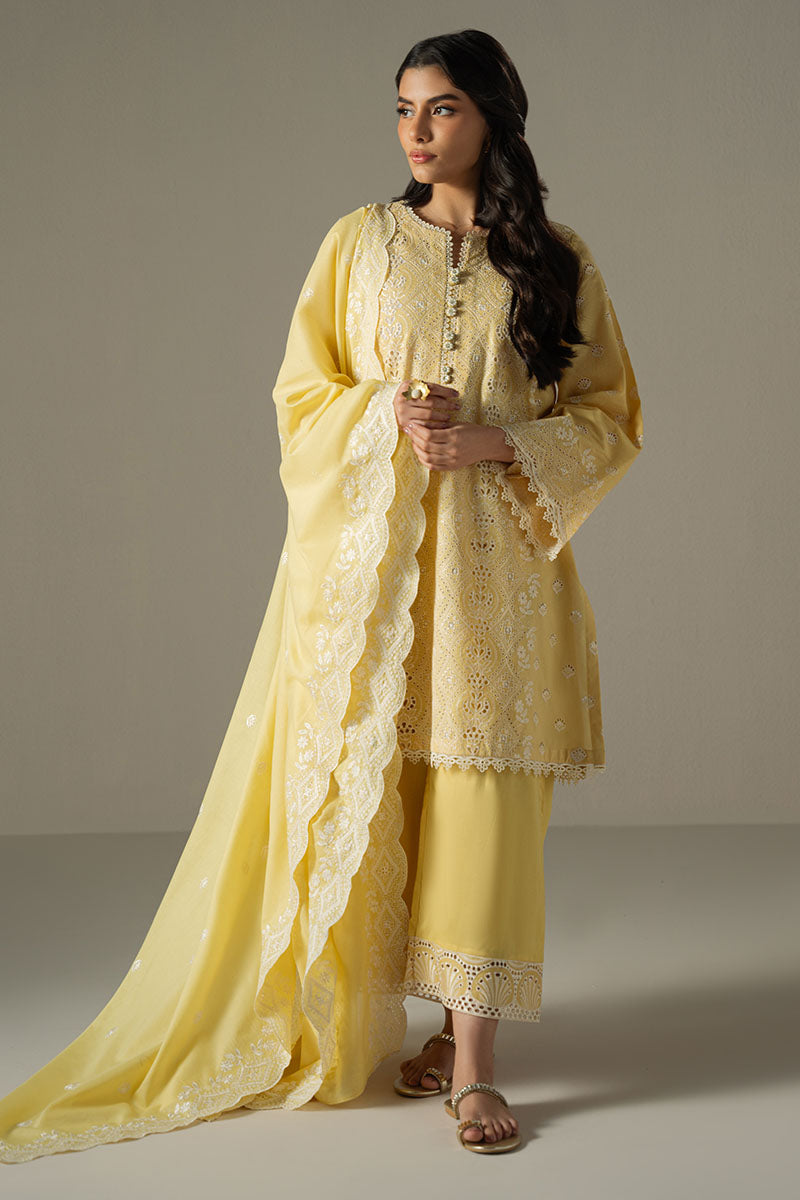 Cross Stitch | Chikankari Lawn 25 | ORCHID GEM by Cross Stitch - Designer Dress - Type: Ladies Clothes - Available at Libayah - 100% Original