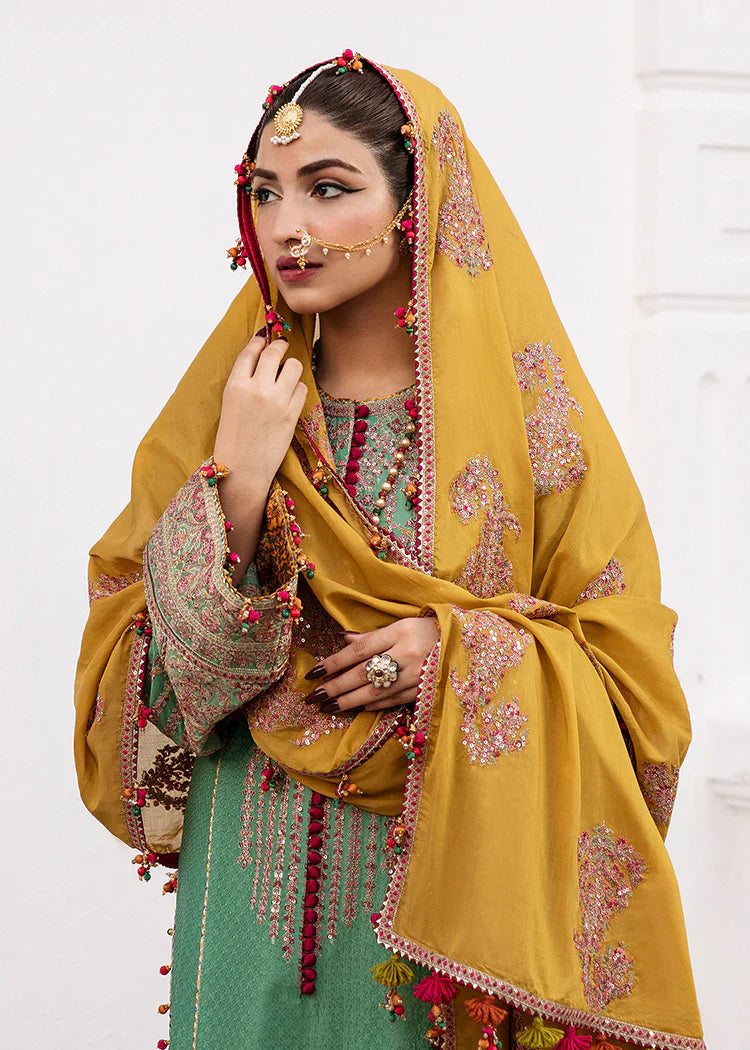 Hussain Rehar | Roshan Luxury Lawn | Badar by Hussain Rehar - Designer Dress - Type: Ladies Clothes - Available at Libayah - 100% Original