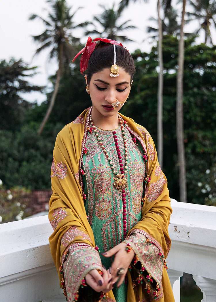 Hussain Rehar | Roshan Luxury Lawn | Badar by Hussain Rehar - Designer Dress - Type: Ladies Clothes - Available at Libayah - 100% Original
