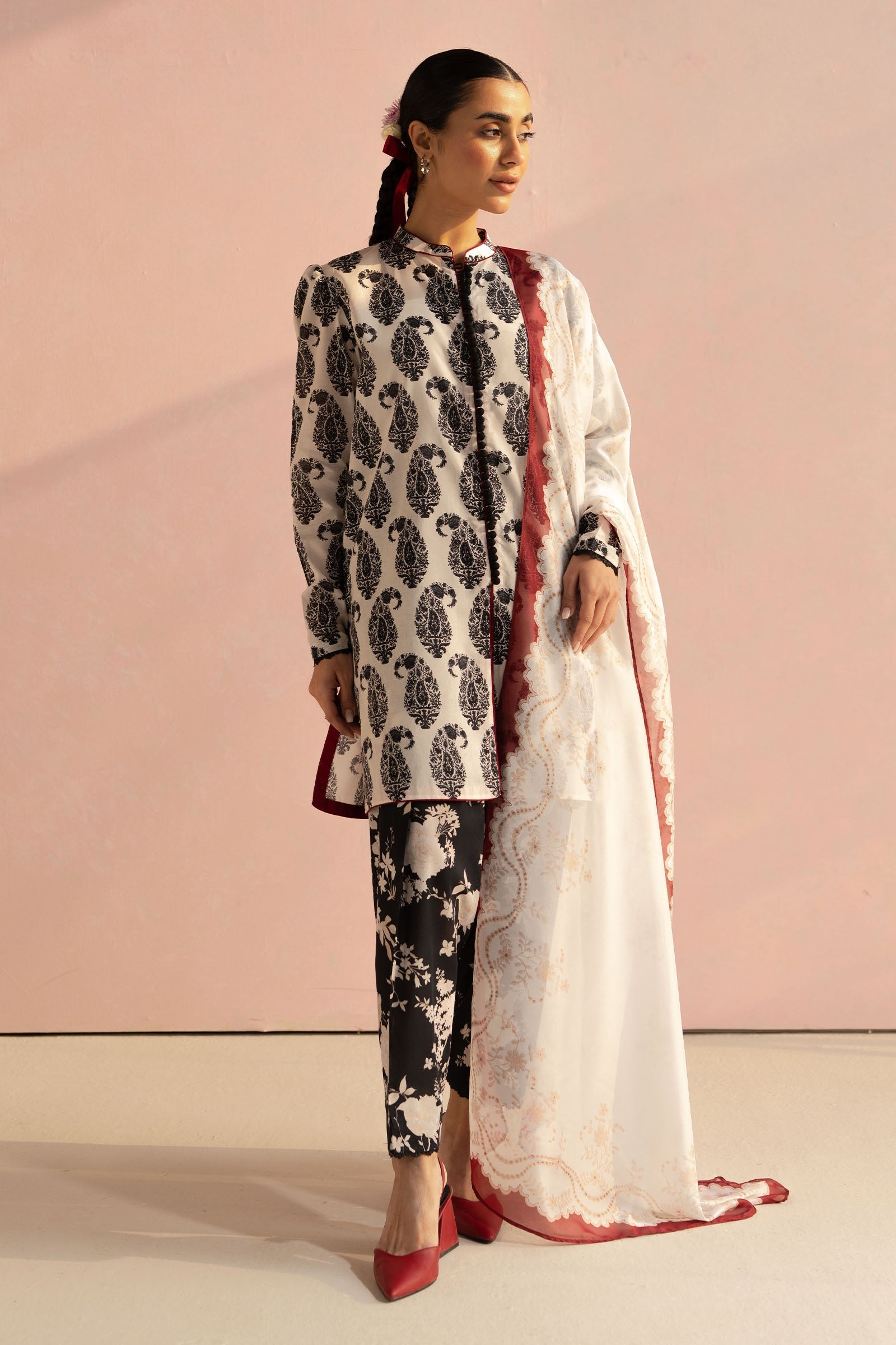 Zara Shahjahan | Coco Prints 25 | Paisley-6A by Zara Shahjahan - Designer Dress - Type: Ladies Clothes - Available at Libayah - 100% Original
