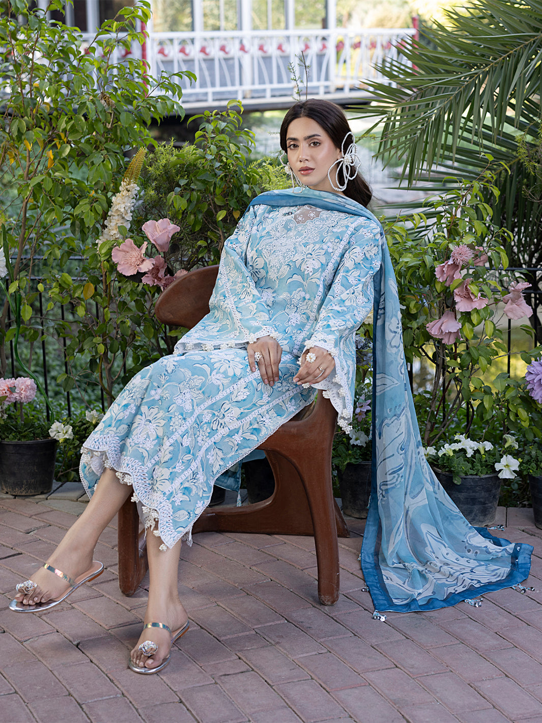 Izel | Oh Spring Lawn 25 | PEARL by Izel - Designer Dress - Type: Ladies Clothes - Available at Libayah - 100% Original