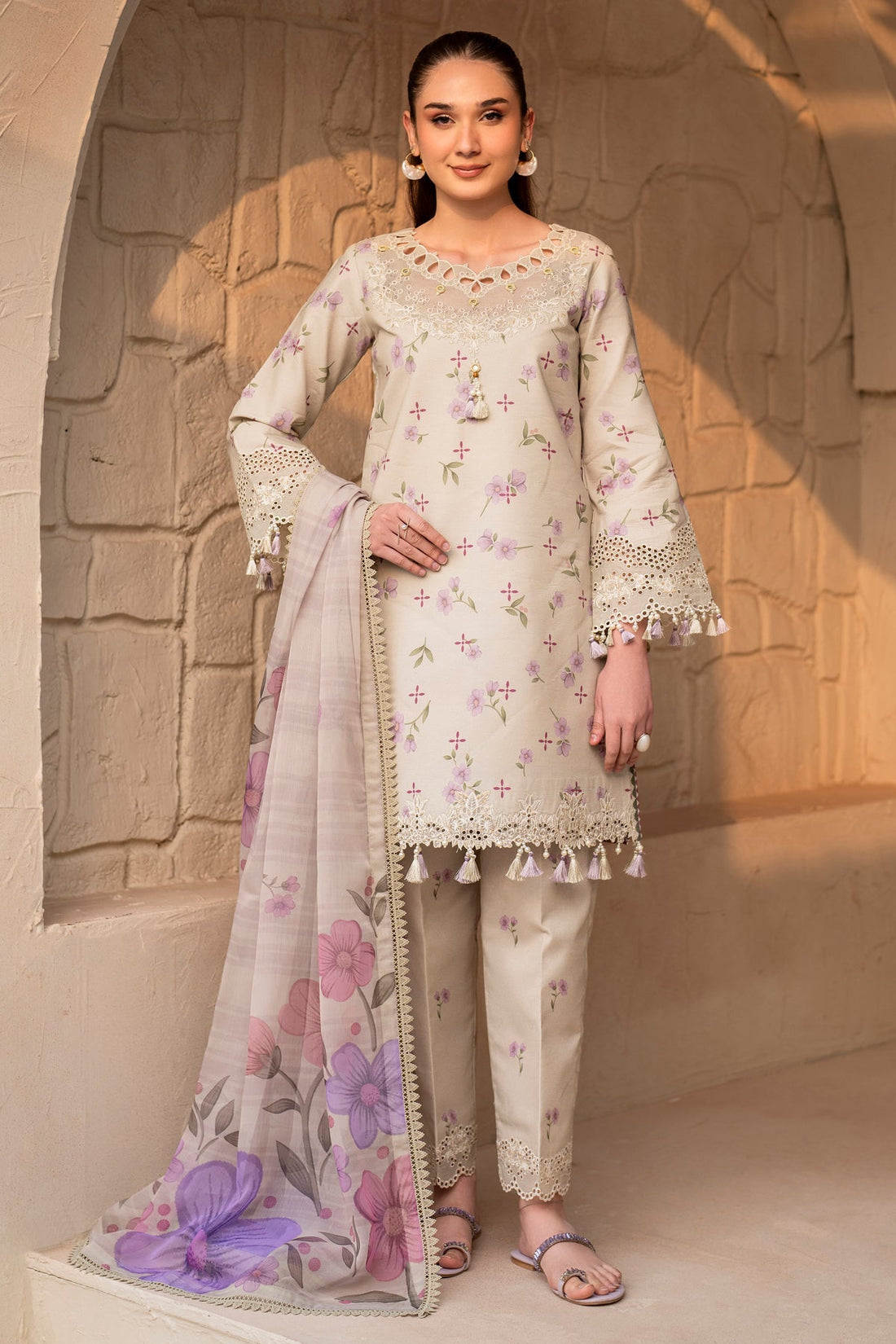 Alizeh | Levana Lawn | Pesto by Alizeh - Designer Dress - Type: Ladies Clothes - Available at Libayah - 100% Original