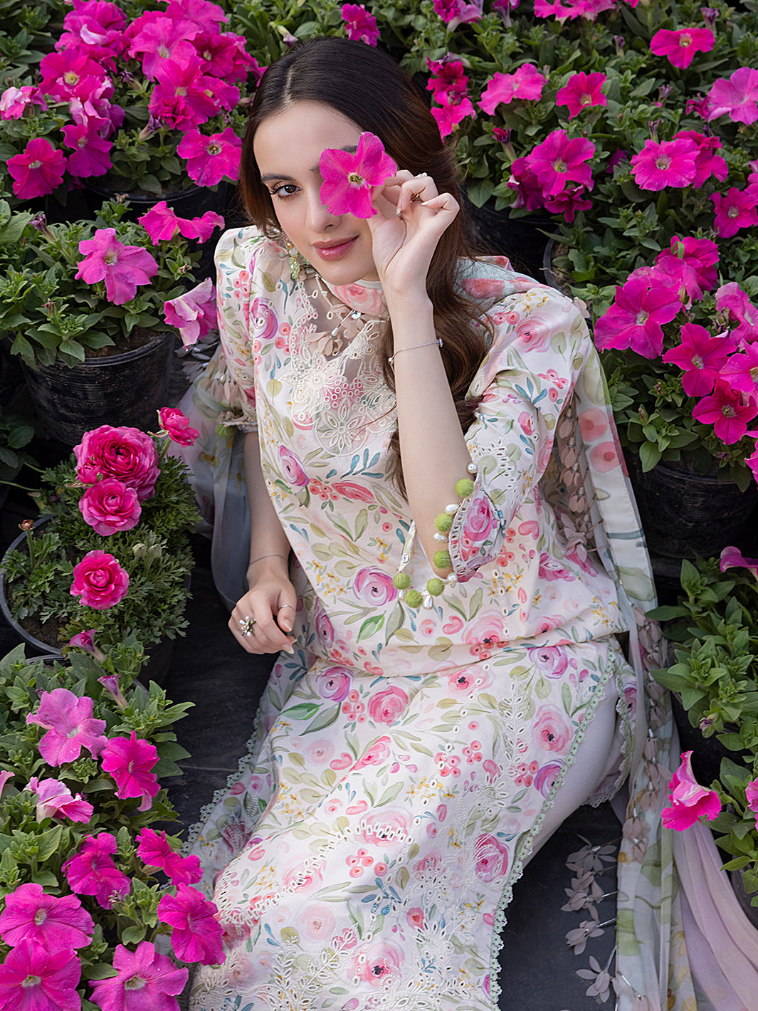 Izel | Oh Spring Lawn 25 | PETAL by Izel - Designer Dress - Type: Ladies Clothes - Available at Libayah - 100% Original