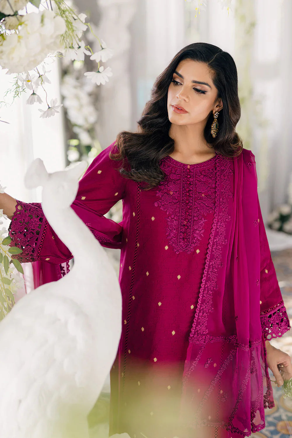 Azure | Ensembles Embroidered Formals | Petunia Plum by Azure - Designer Dress - Type: Ladies Clothes - Available at Libayah - 100% Original